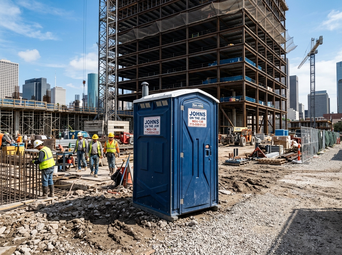 Construction Porta Potty Rental Houston TX